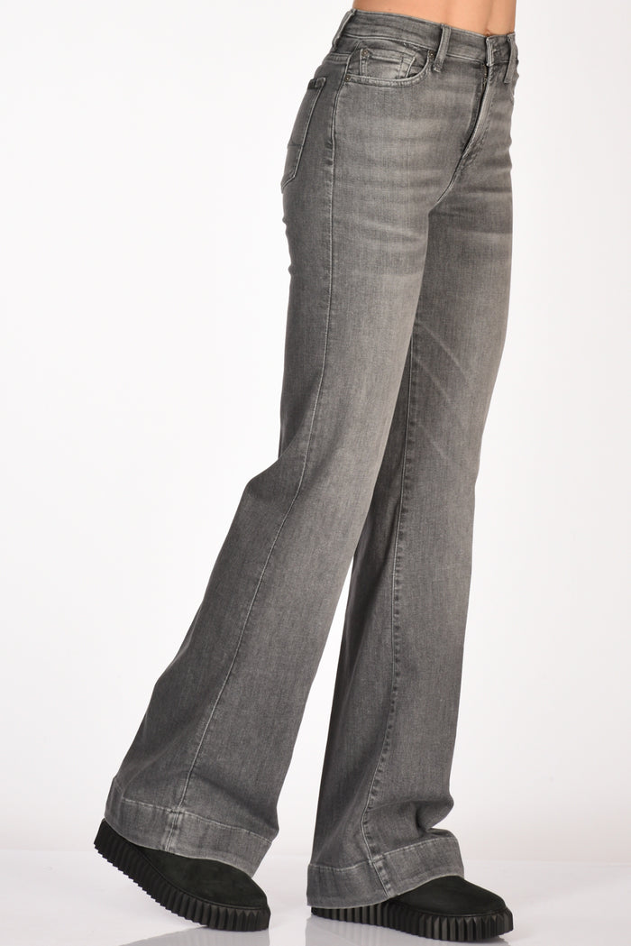 7 For All Mankind Jeans Dojo Grigio Donna - 4