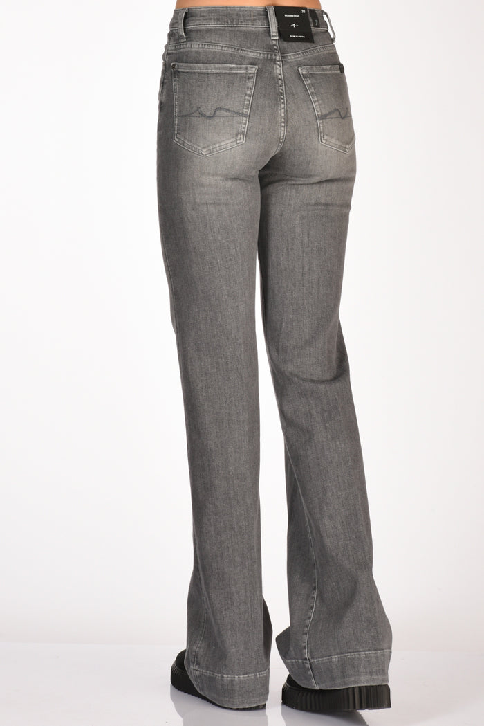 7 For All Mankind Jeans Dojo Grigio Donna - 6