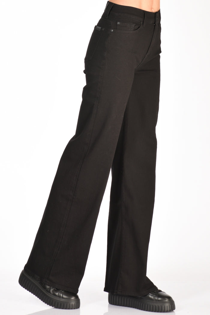 7 For All Mankind Jeans Lotta Nero Donna - 1