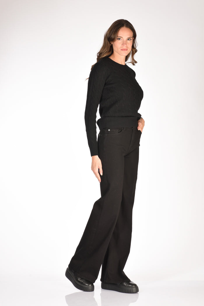 7 For All Mankind Jeans Lotta Nero Donna - 2
