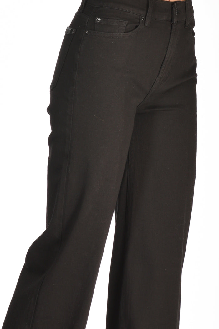 7 For All Mankind Jeans Lotta Nero Donna - 5