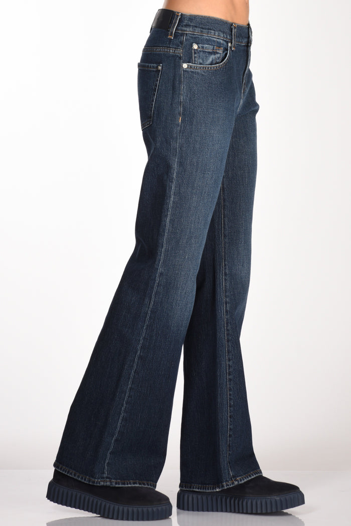 7 For All Mankind Jeans Spencer Blu Donna - 5