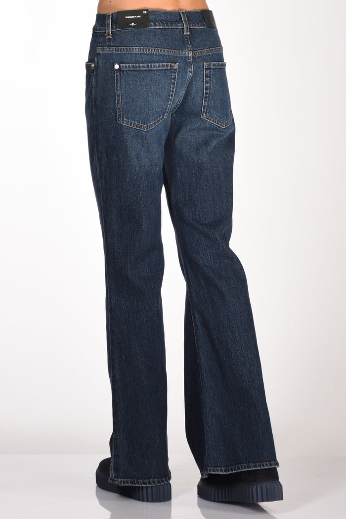 7 For All Mankind Jeans Spencer Blu Donna - 6
