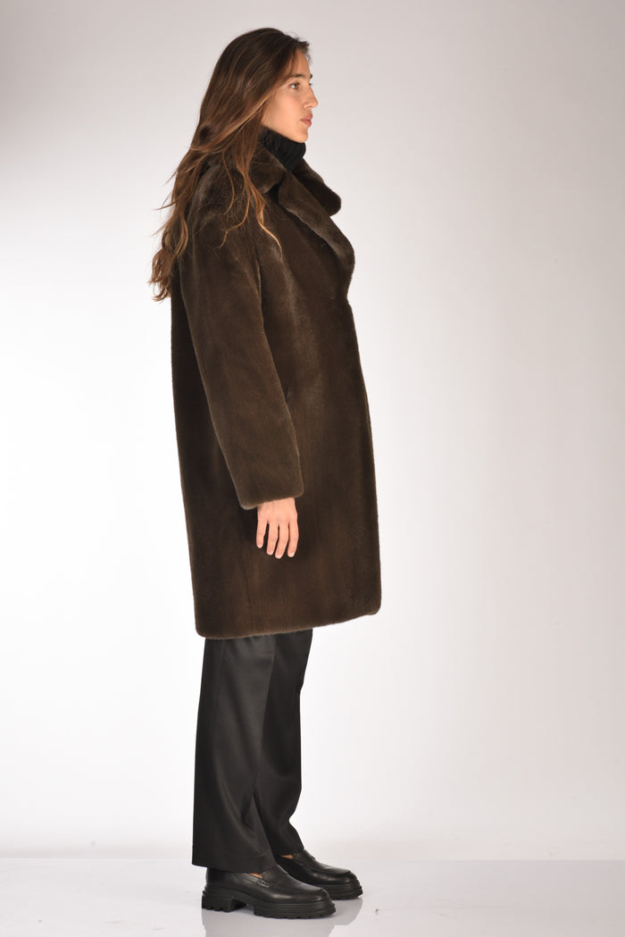 Stand Studio Ecofur Camille Marrone Donna - 4
