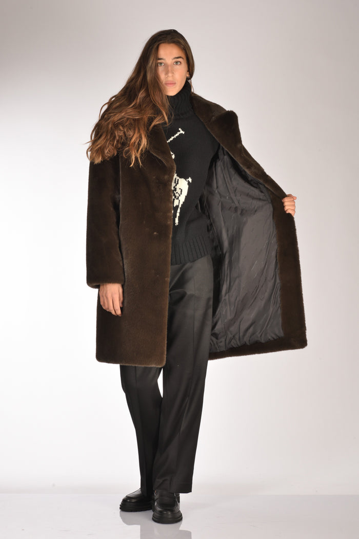 Stand Studio Ecofur Camille Marrone Donna - 6