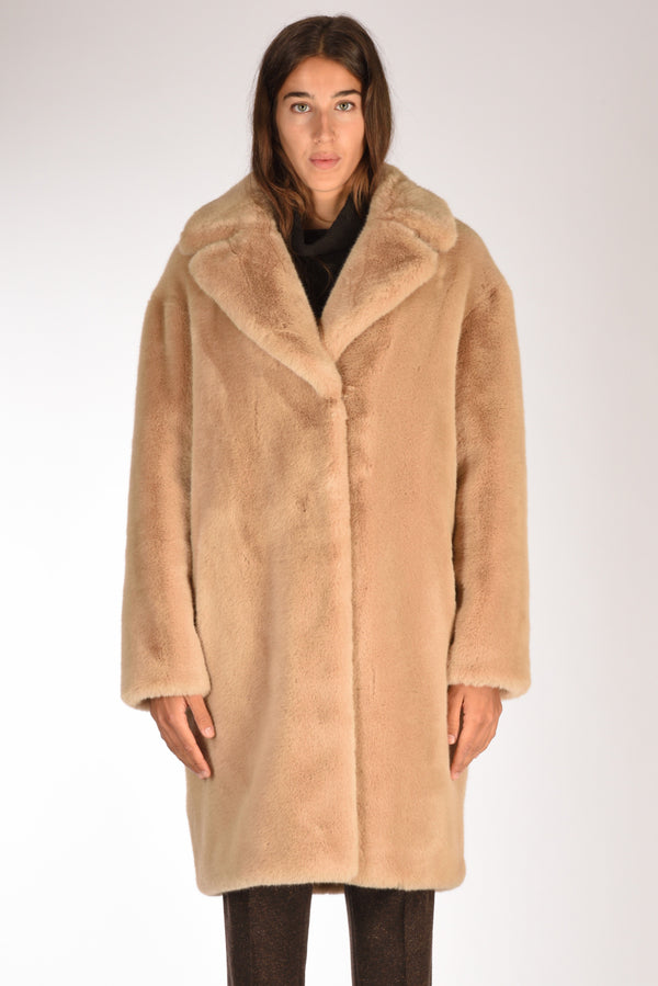 Stand Studio Ecofur Camille Beige Donna-2