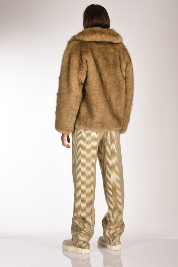 Stand Studio Ecofur Valentina Beige Donna - 5