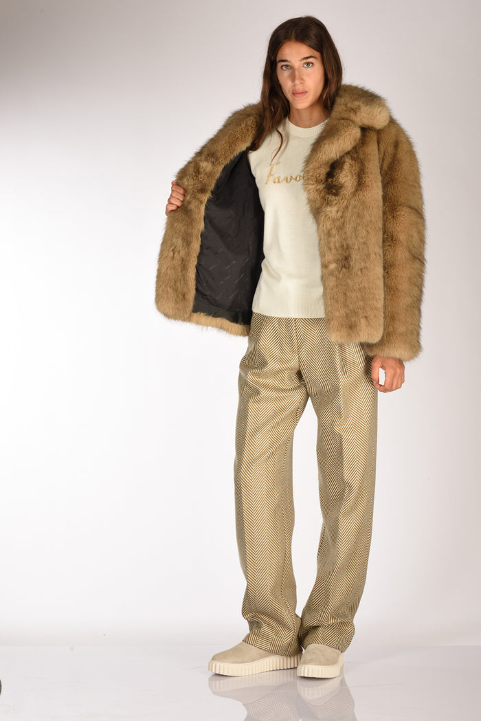 Stand Studio Ecofur Valentina Beige Donna - 6
