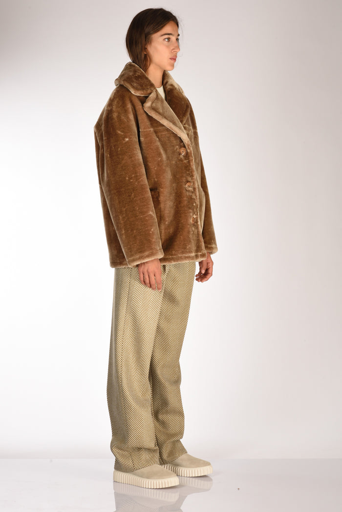 Stand Studio Ecofur Ruby Beige Scuro Donna - 4