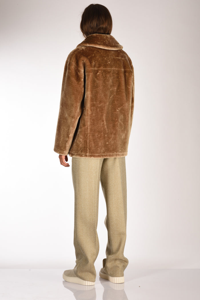 Stand Studio Ecofur Ruby Beige Scuro Donna - 5