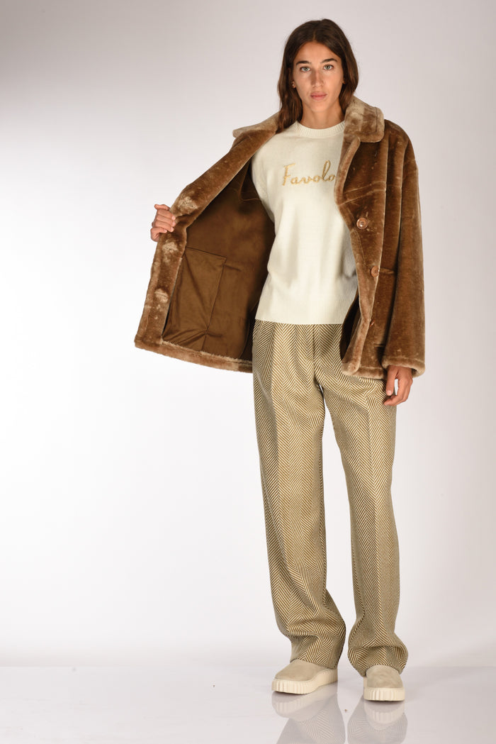 Stand Studio Ecofur Ruby Beige Scuro Donna - 6