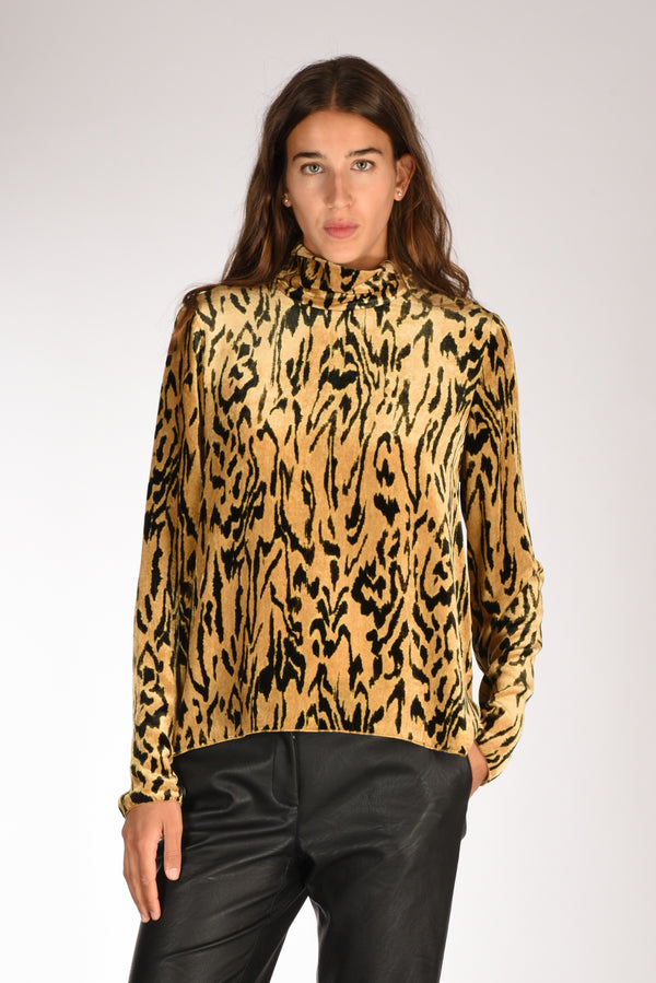 Forte Forte Camicia Velluto Beige/nero Donna