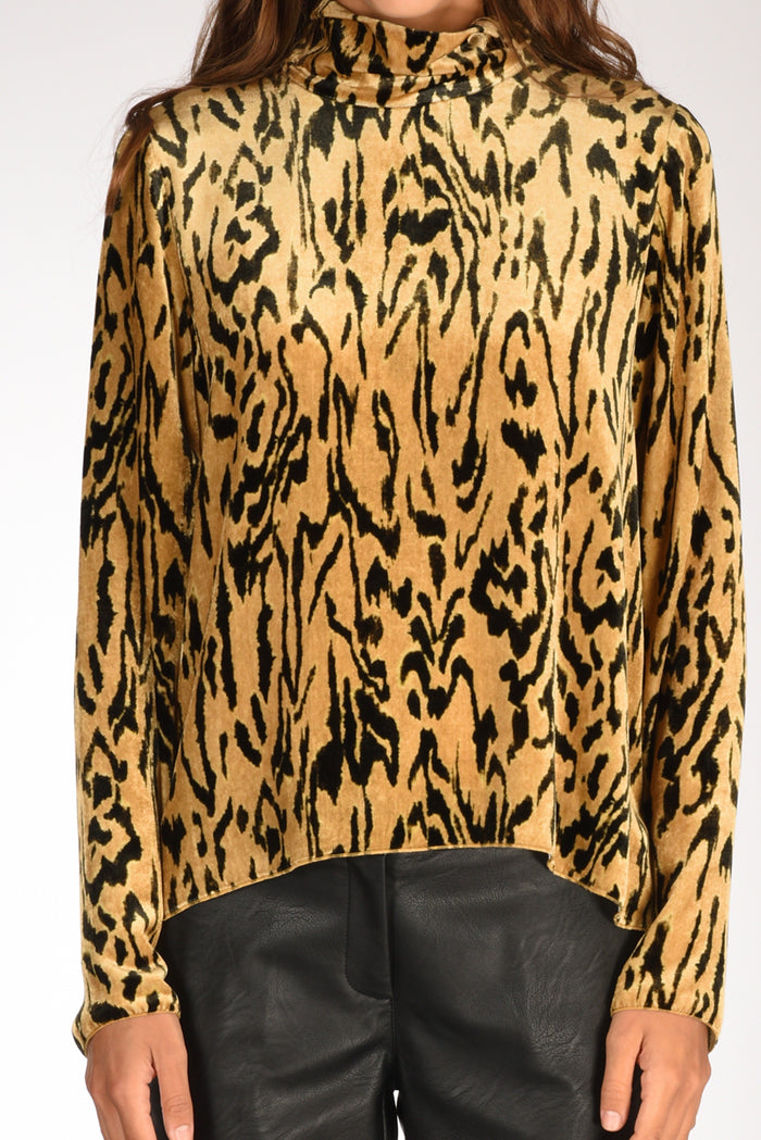 Forte Forte Camicia Velluto Beige/nero Donna - 3