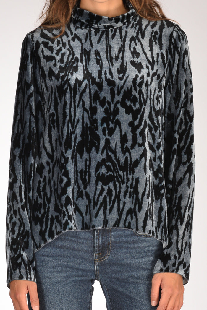 Forte Forte Camicia Velluto Azzurro/nero Donna - 3