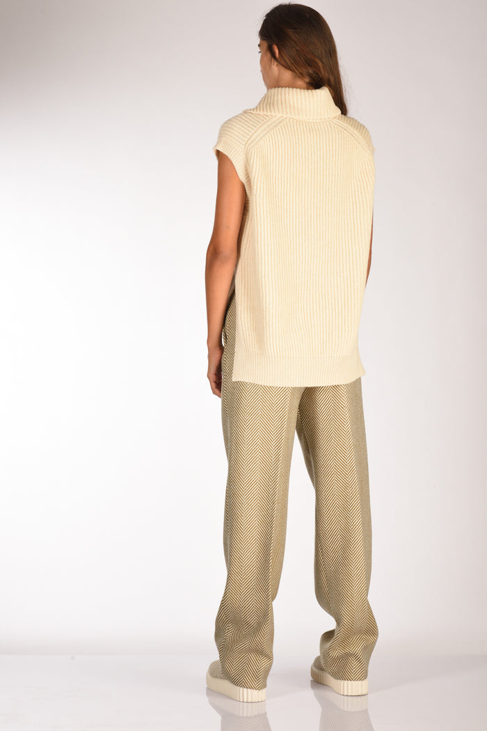 Forte Forte Gilet Maglia Bianco Naturale Donna - 6