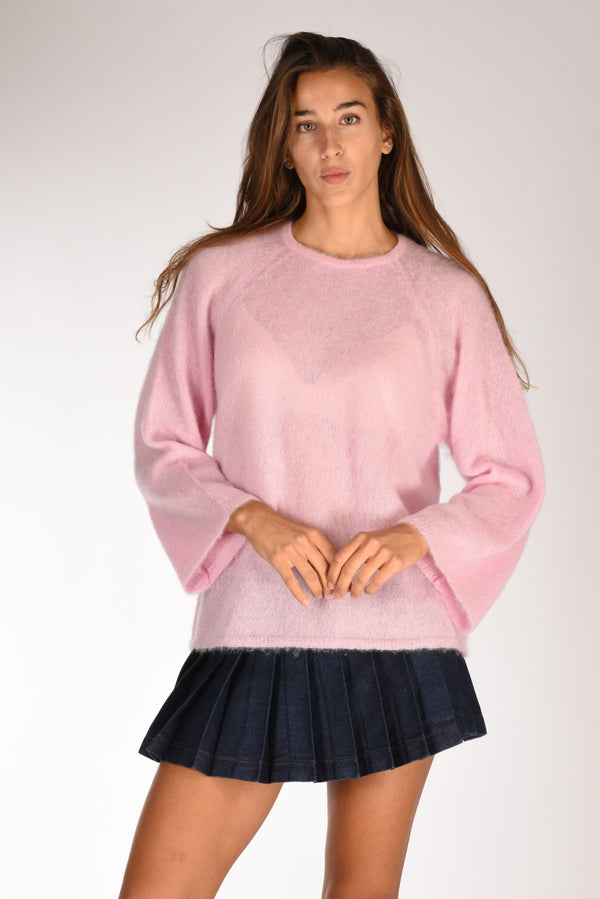 Forte Forte Maglia Mohair Rosa Donna