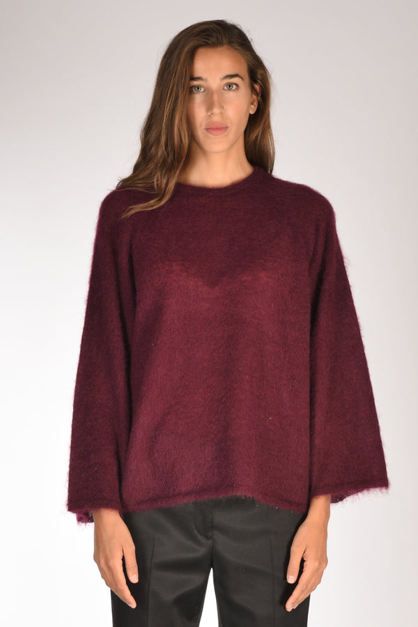 Forte Forte Maglia Mohair Bordeaux Donna-2