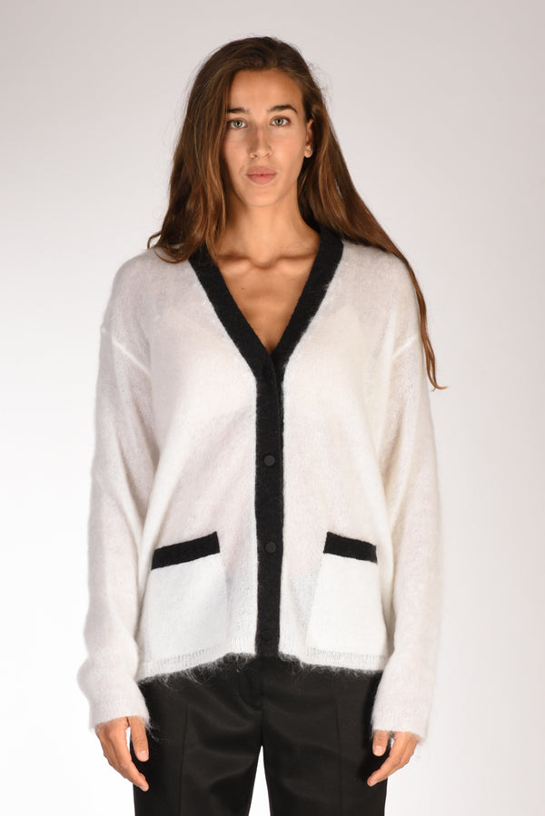 Forte Forte Maglia Mohair Bianco/nero Donna-2