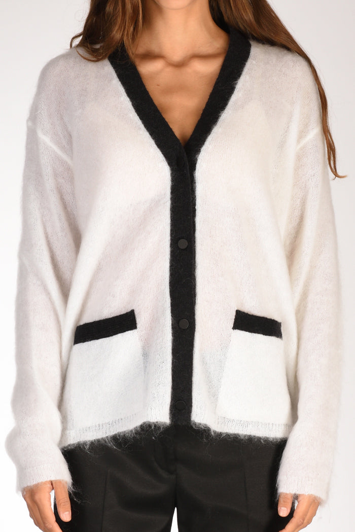 Forte Forte Maglia Mohair Bianco/nero Donna - 3
