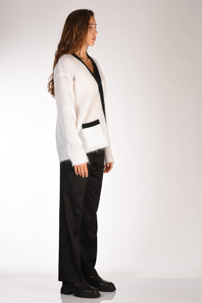Forte Forte Maglia Mohair Bianco/nero Donna - 4