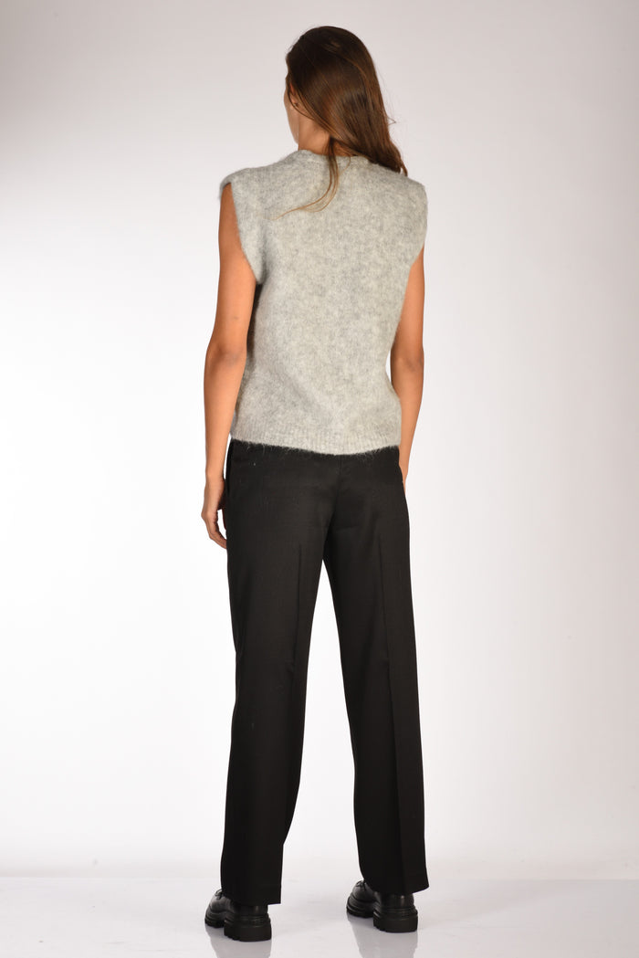 Forte Forte Gilet Maglia Grigio Chiaro Donna - 5