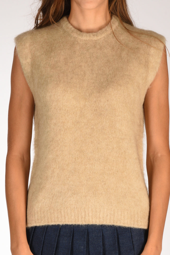 Forte Forte Gilet Maglia Beige Donna - 3