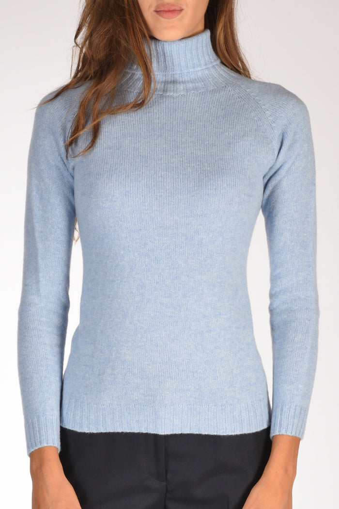 Five Collo Alto Azzurro Donna - 3