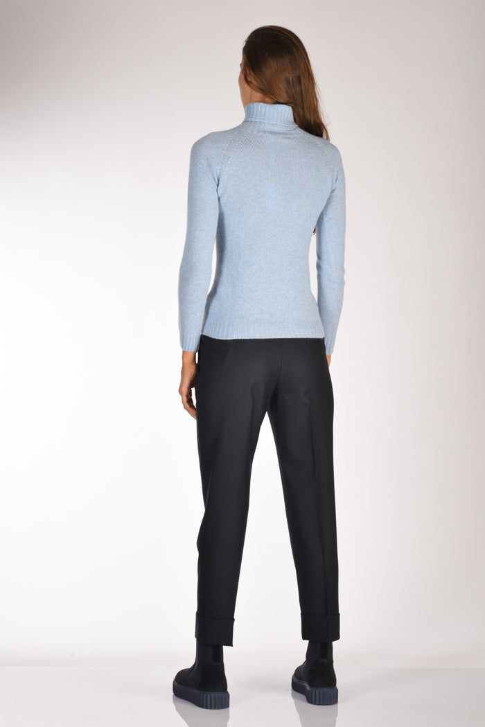 Five Collo Alto Azzurro Donna - 5