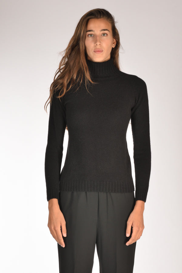 Five Collo Alto Nero Donna-2