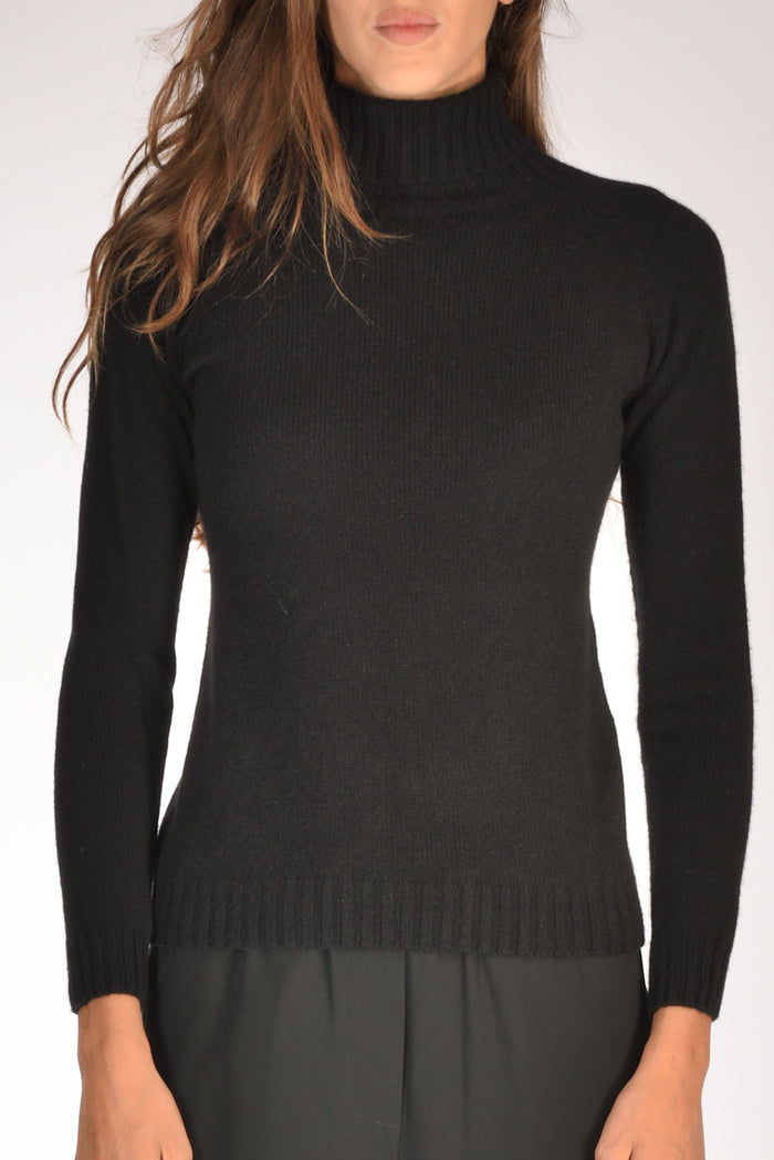 Five Collo Alto Nero Donna - 3