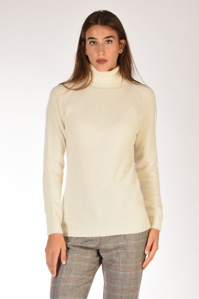Five Collo Alto Bianco Naturale Donna - 1