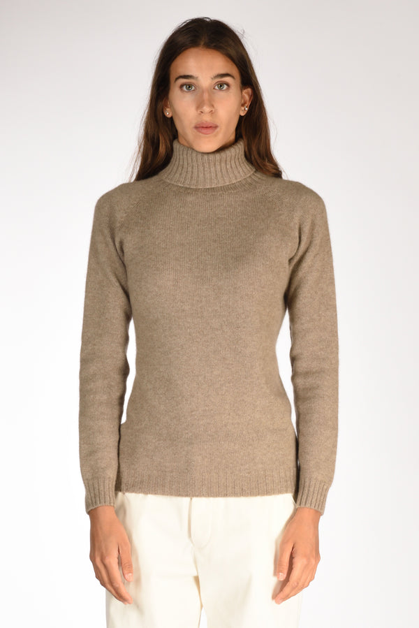 Five Collo Alto Marrone Chiaro Donna-2
