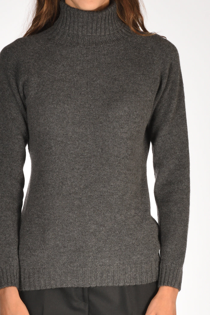 Five Collo Alto Grigio Scuro Donna - 3