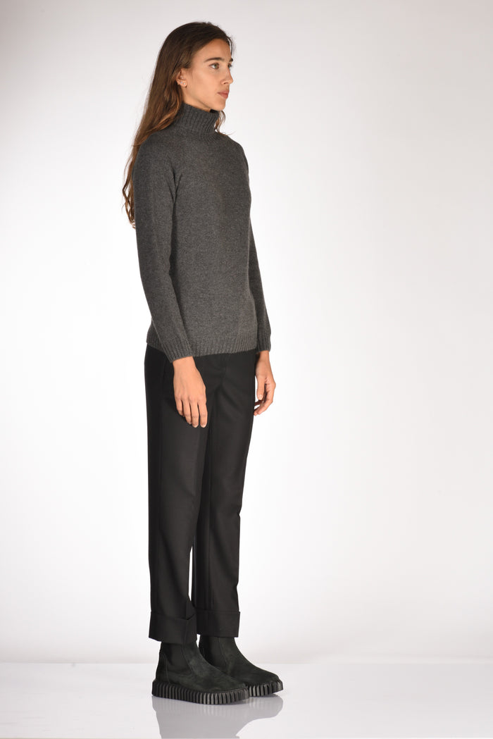 Five Collo Alto Grigio Scuro Donna - 4