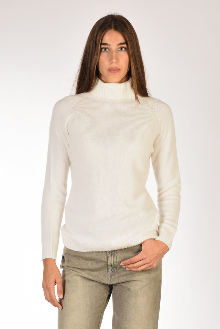Five Collo Alto Bianco Donna - 1