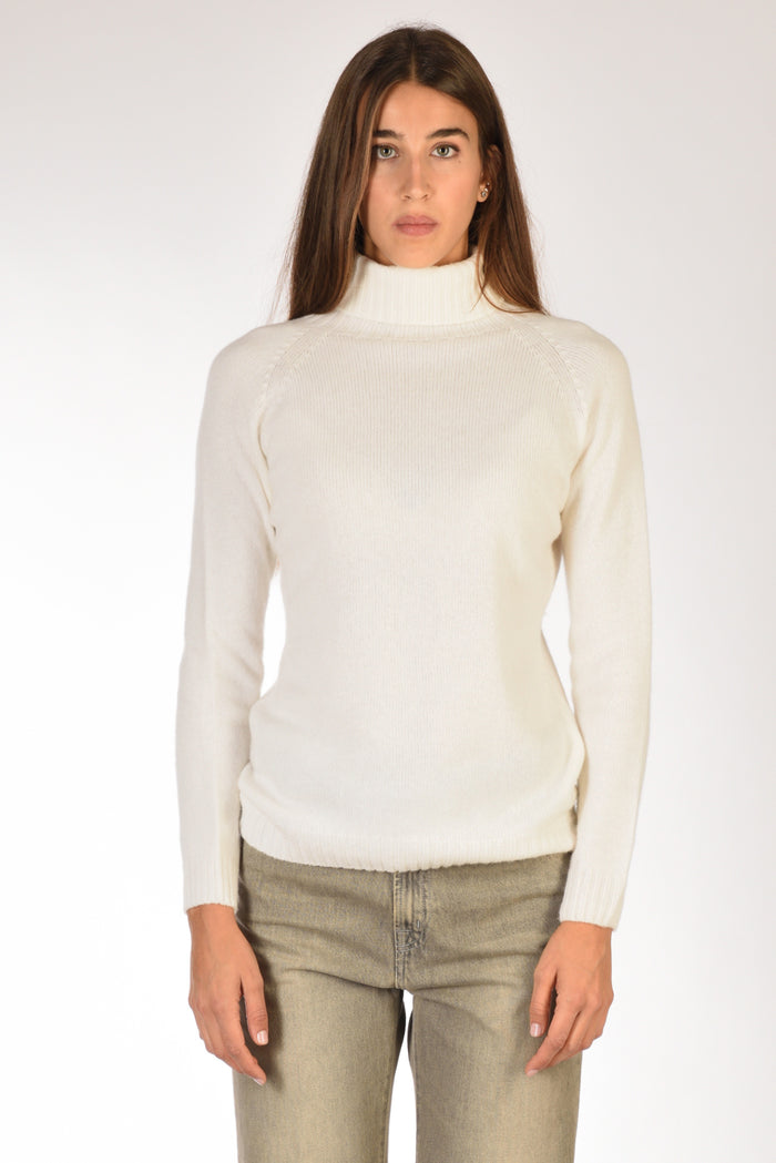 Five Collo Alto Bianco Donna - 2