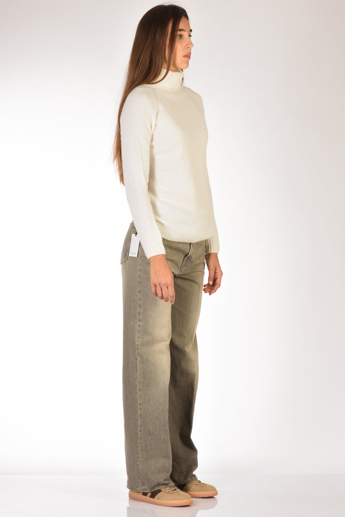 Five Collo Alto Bianco Donna - 4