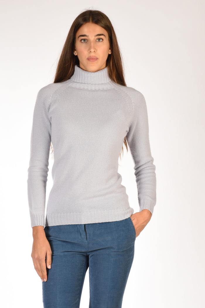 Five Collo Alto Azzurro Chiaro Donna - 1