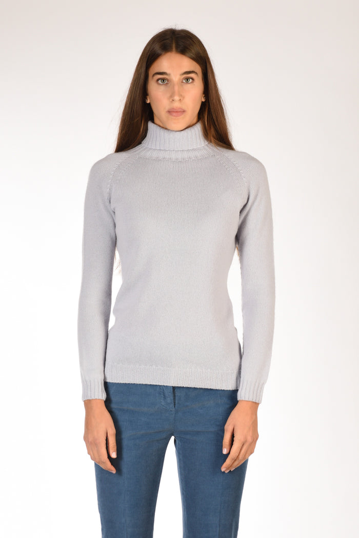 Five Collo Alto Azzurro Chiaro Donna - 2