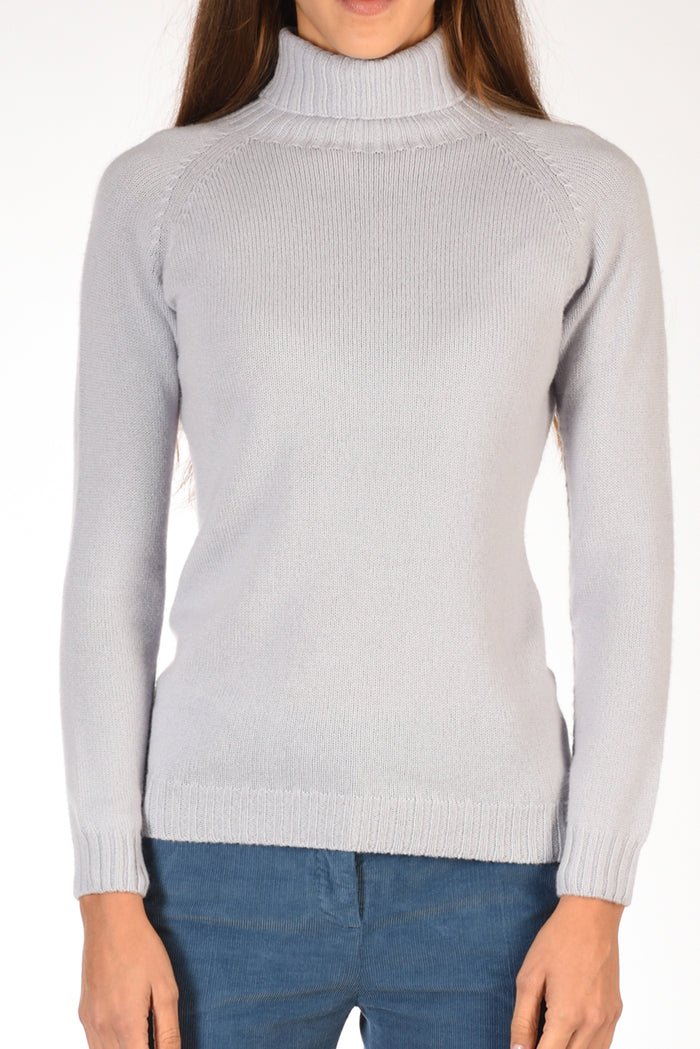 Five Collo Alto Azzurro Chiaro Donna - 3