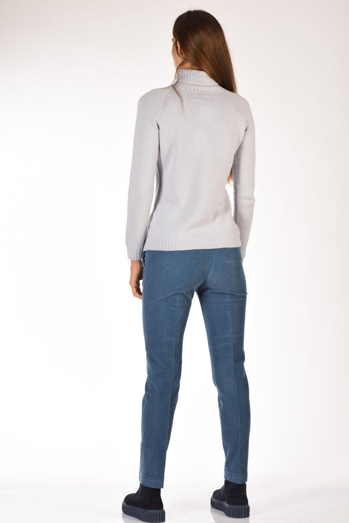 Five Collo Alto Azzurro Chiaro Donna - 5