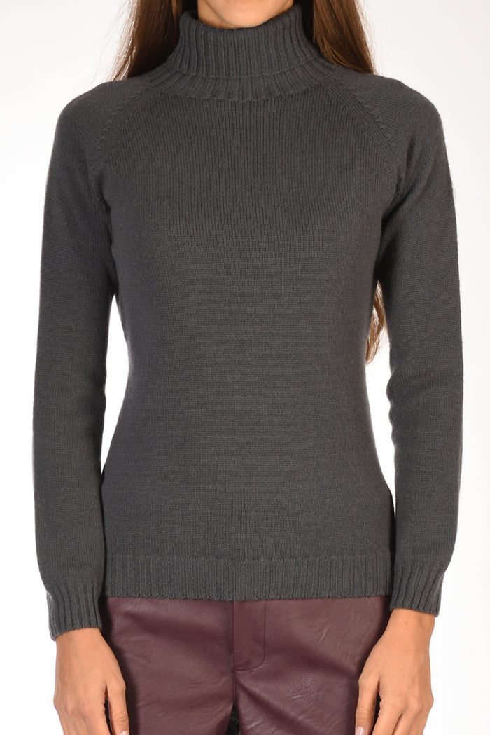 Five Collo Alto Grigio Asfalto Donna - 3