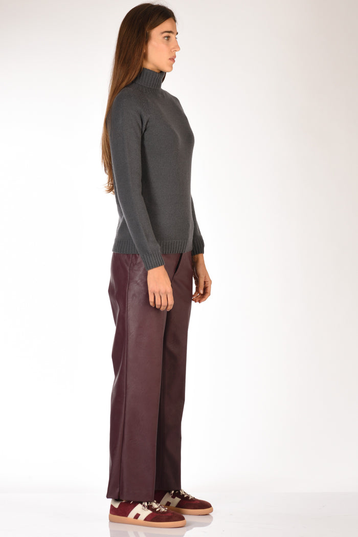 Five Collo Alto Grigio Asfalto Donna - 4