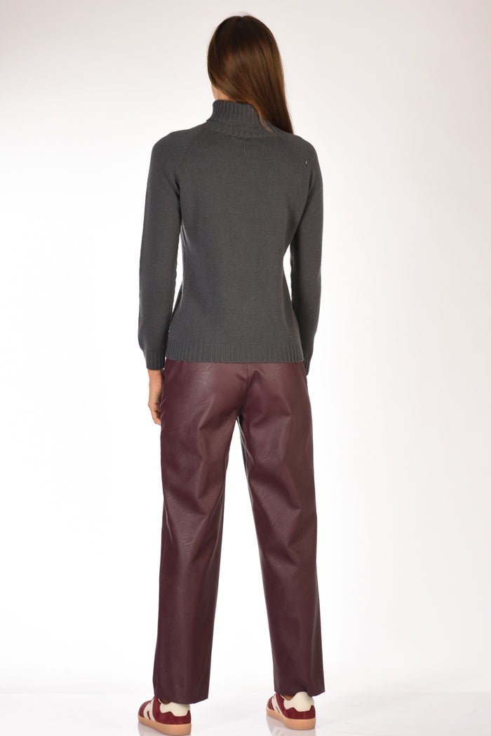 Five Collo Alto Grigio Asfalto Donna - 5