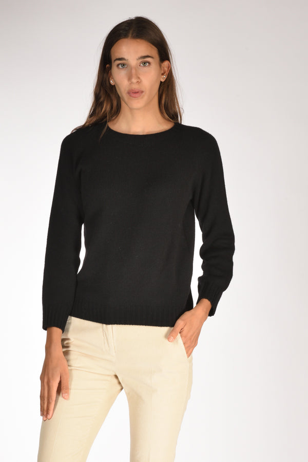 Five Maglia Girocollo Nero Donna