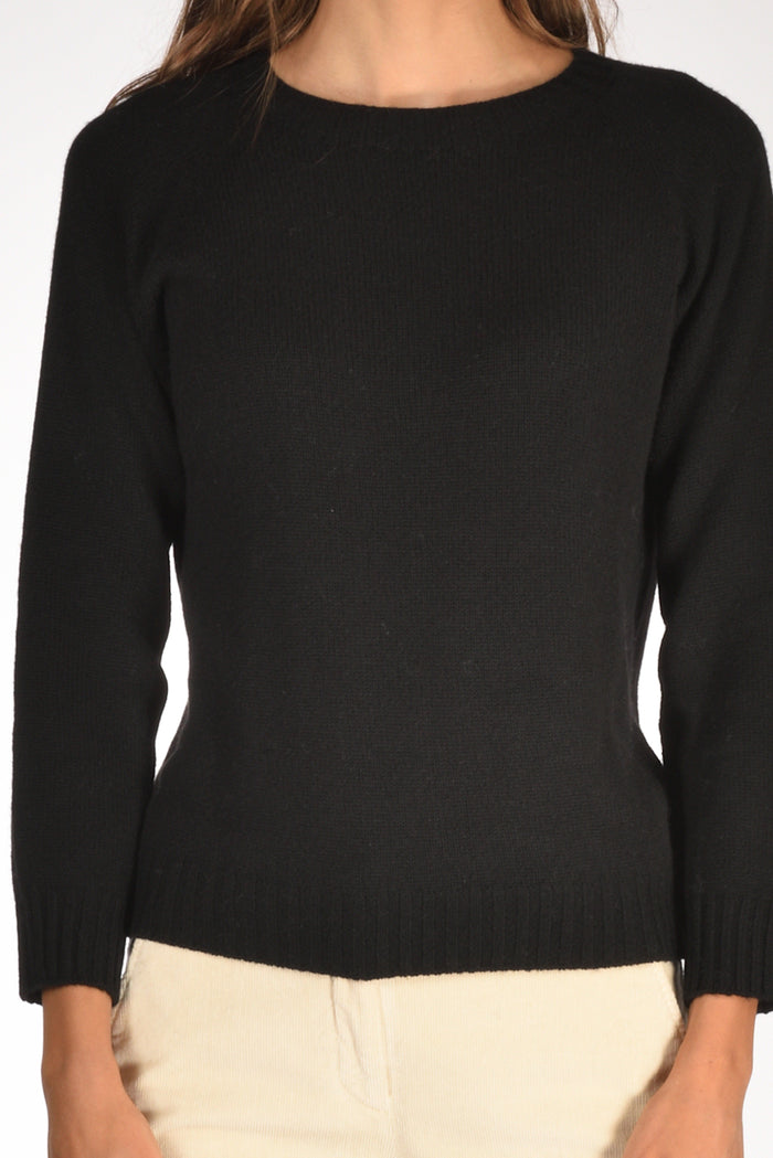Five Maglia Girocollo Nero Donna - 3