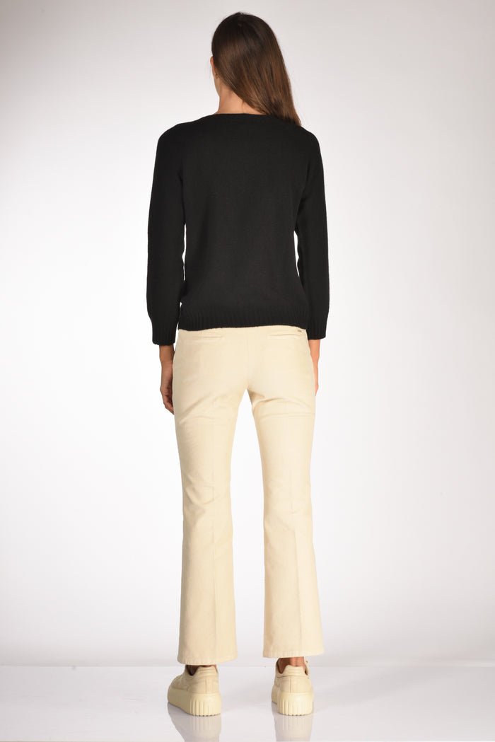 Five Maglia Girocollo Nero Donna - 5