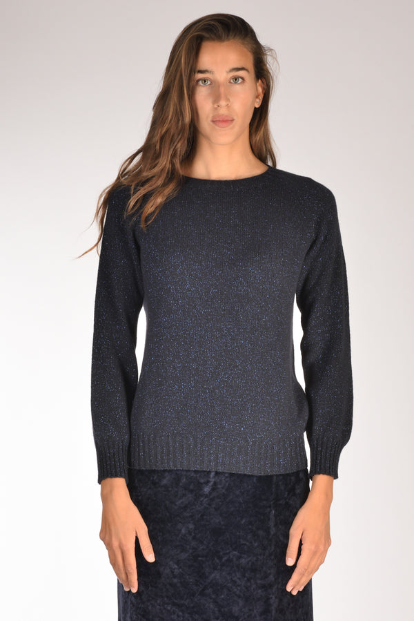 Five Maglia Girocollo Blu/bluette Donna-2