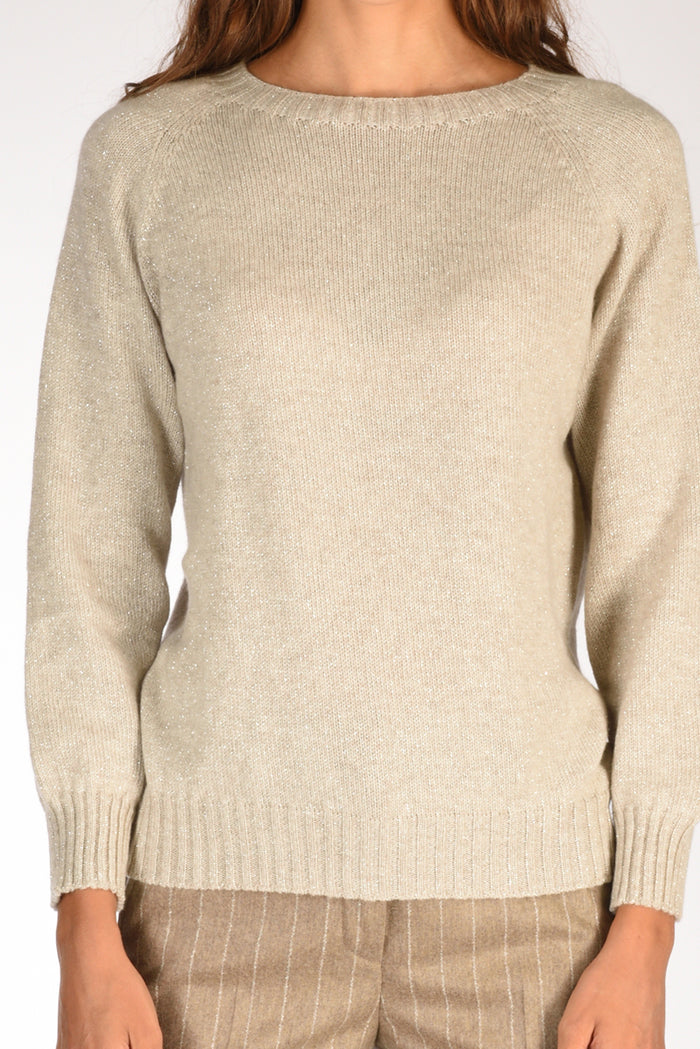 Five Maglia Girocollo Grigio/argento Donna - 3