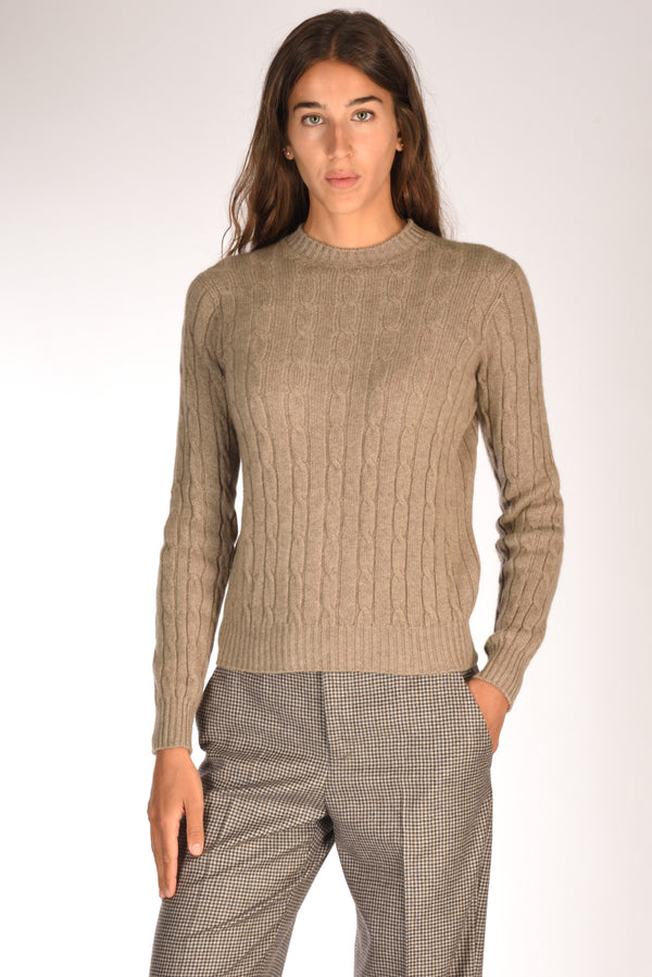 Five Girocollo Treccia Marrone Chiaro Donna